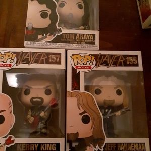 Funko pop rocks slayer band set